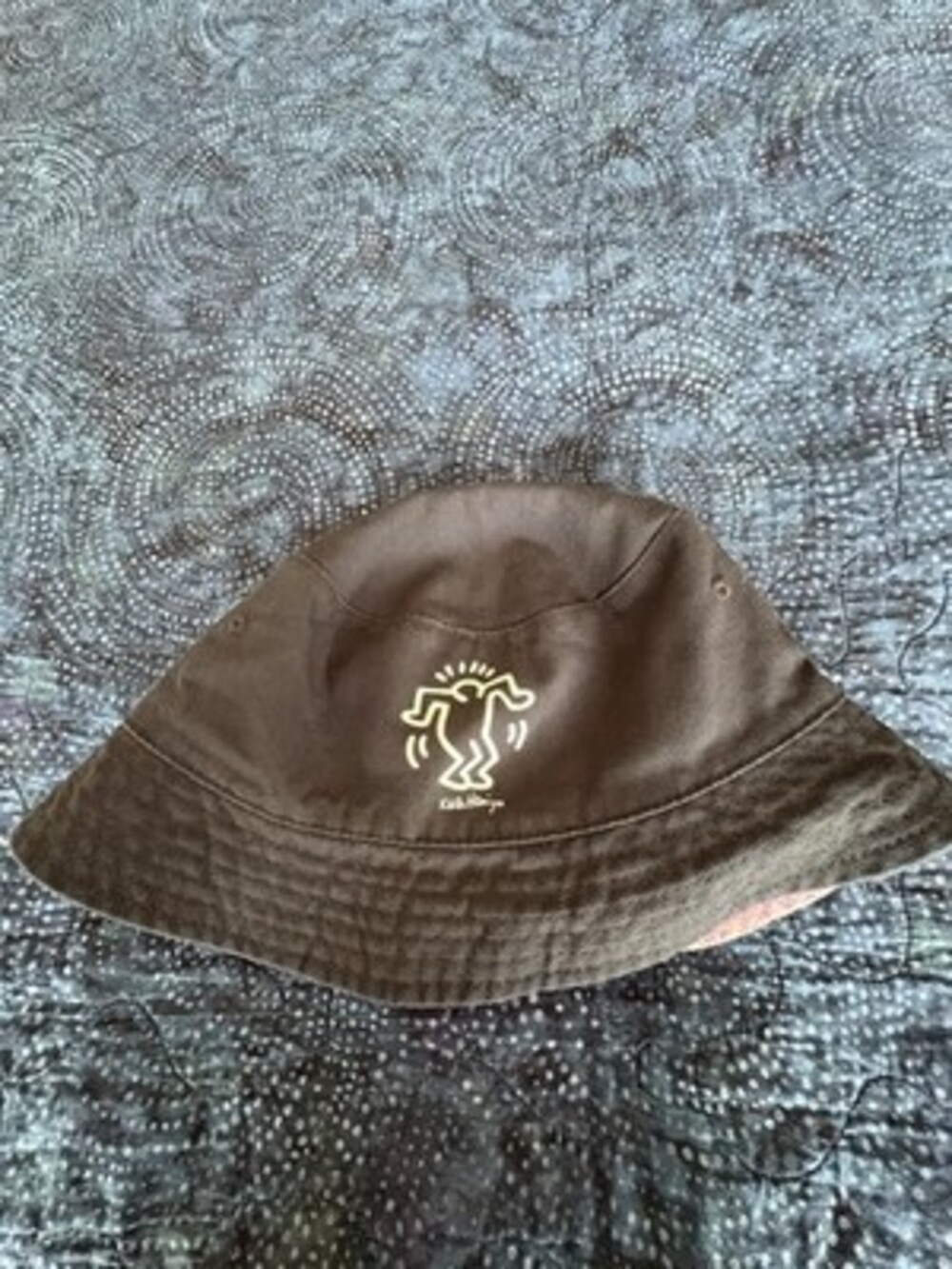 Keith Haring Black Bucket Hat Unisex Adults Solid Art Theme